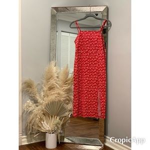 Zara Leaf Print Dress